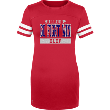 GO FIGHT WIN RED JERSEY DRESS